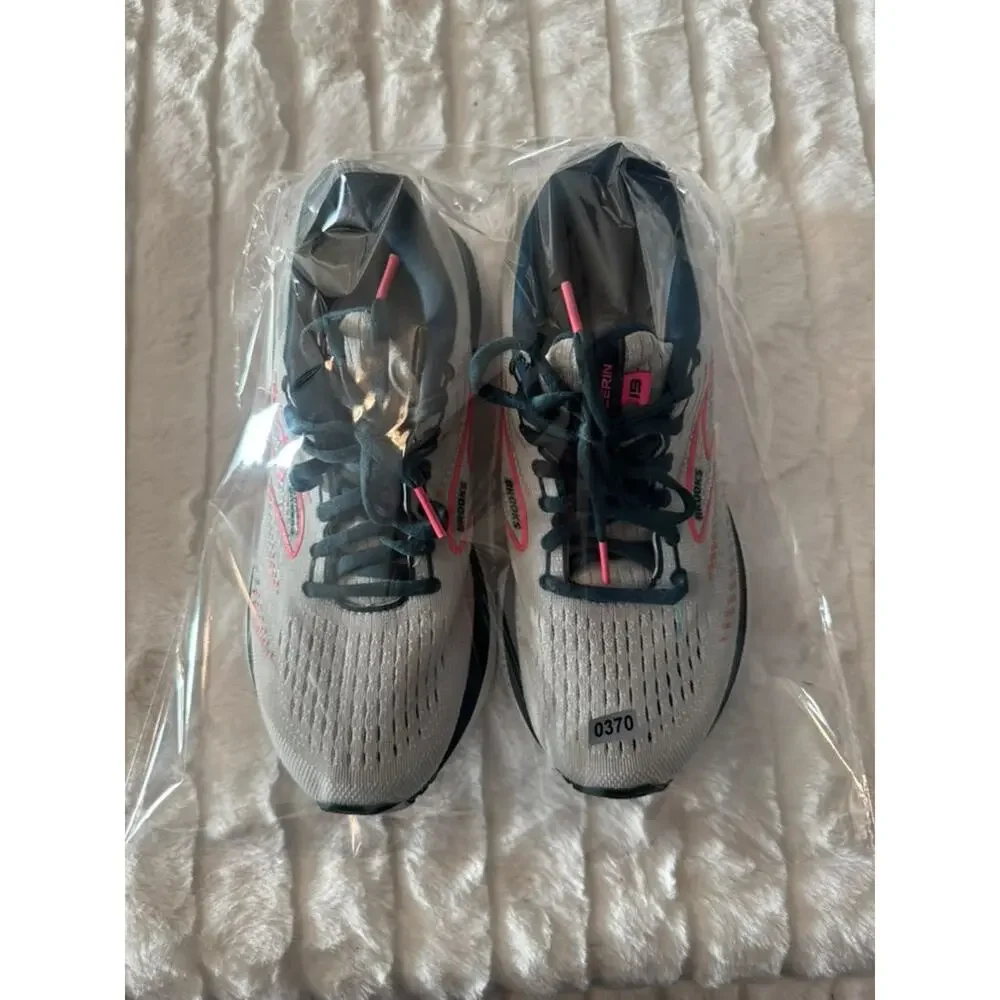 Brooks Glycerin 19 Womens Running Shoes Gray Pink Size 8B 1203431B110